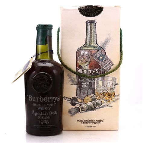 burberry vasos whisky|Burberrys 1968 Single Malt 75cl .